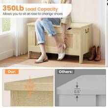 Storage Benches & Ottomans - Redwood - View 2