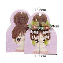 50pcs Cute Girl Hair Accessories Card DIY Jewelry Packaging Supplies Hair Clips Cardboard - 50 Cute Girl Hair Accessory Cards - View 11