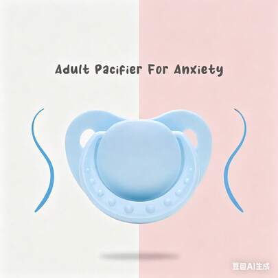Chupeta para Adultos para Alívio da Ansiedade, Chupeta de Silicone Grande para Adultos, Brinquedo Fidget para Estresse, Brinquedo Mastigável Calmante para Adolescentes, Lembrancinhas de Festa