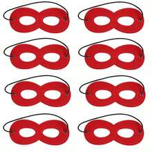 8PCS Black Eye Mask, Party Blanket Mask, Unisex Masquerade Mask For Party Cosplay - Mask - View 15