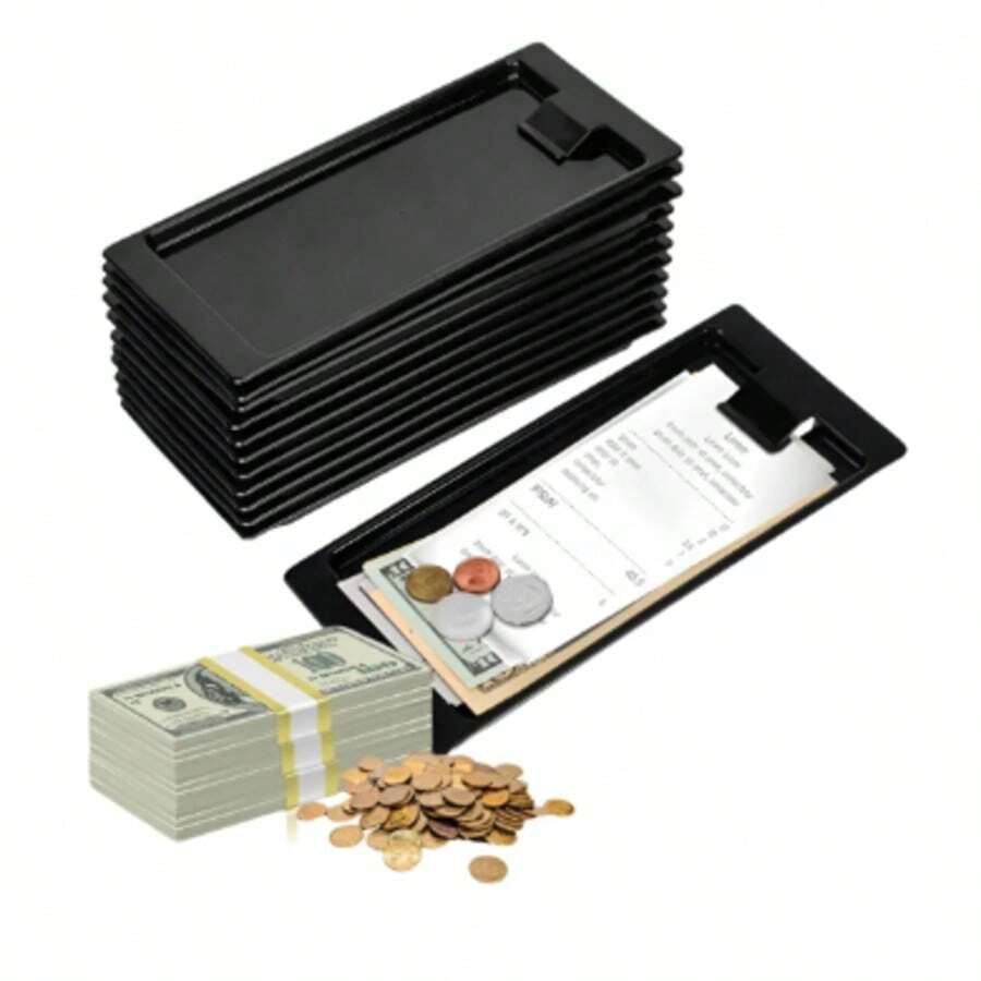 Disposable Serving Trays - Black - View 1