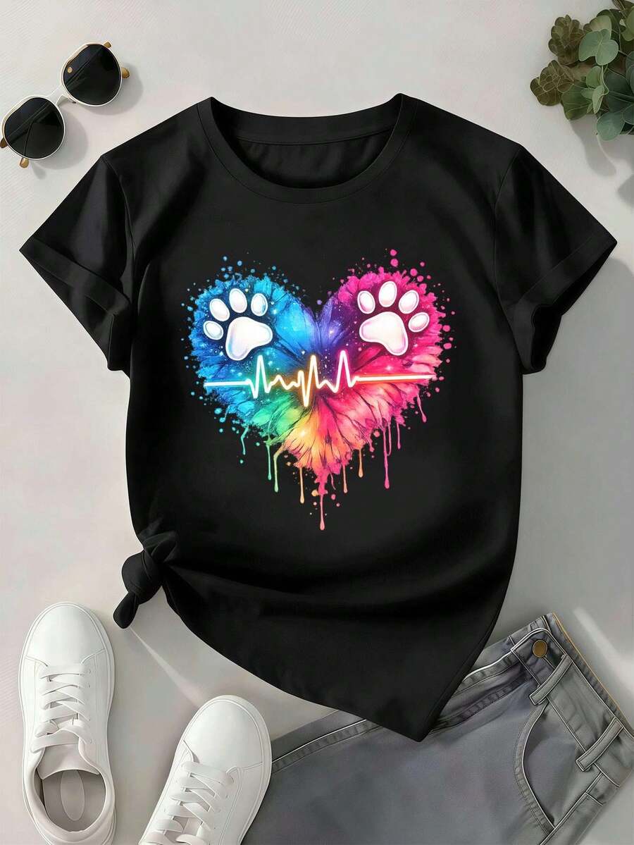 Women T-Shirts - Black - View 1