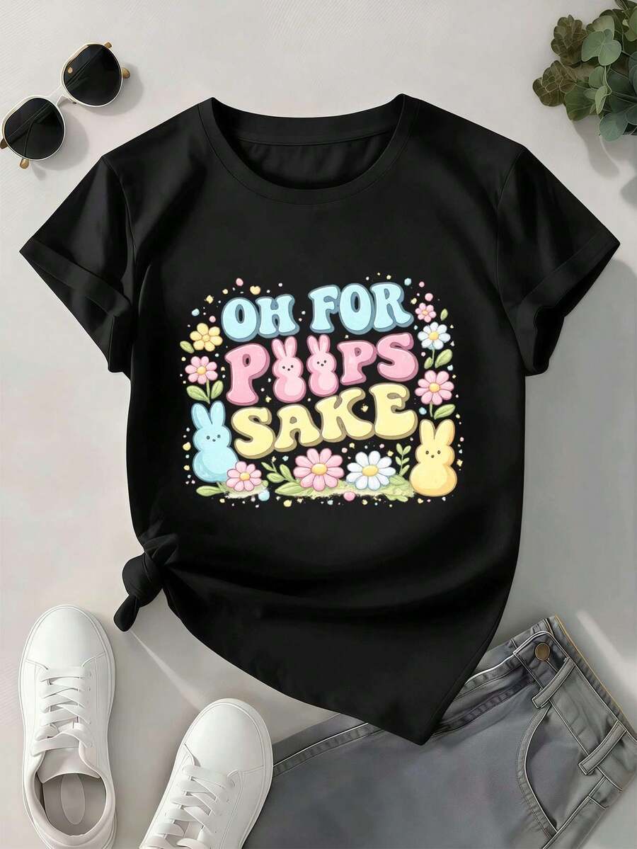 Women T-Shirts - Black - View 1