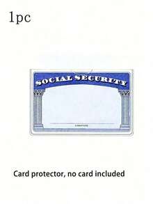 Transparent PVC Waterproof Medical/Social Security Card Protector - Clear Vinyl Plastic Card Holder, Suitable For Insurance Cards, Social Security Cards, Metro Cards, Driving Licenses Or Other Cards, Can Be Used As Card Holder, Wallet, Business Card Holder, Credit Card Holder, ID Card Holder, Unisex 92EN - Multicolor 6 - View 11