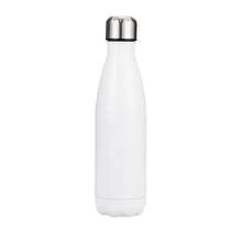 1 pièce Bouteille d'eau isolée 500 ml/16,9 oz, bouteille d'eau en acier inoxydable de forme de cola sous vide, unisexe pour sport de plein air et voyage, double paroi, pour la rentrée - Multicolore - Voir 14
