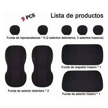 10 Pieces Universal Car Seat Covers - 查看 2