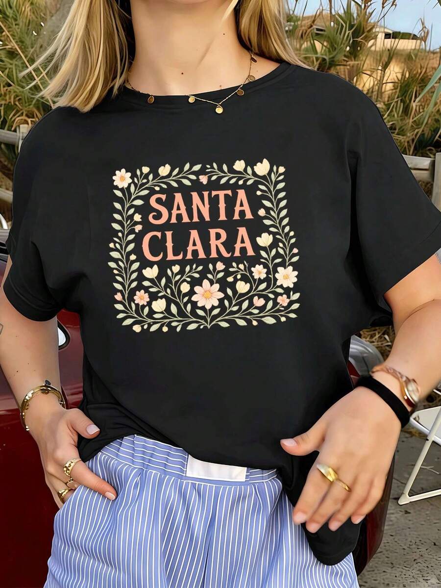 Women T-Shirts - Black - View 1
