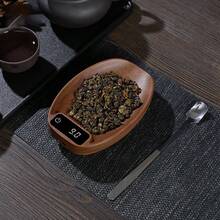 IWEEGA 1个可充电迷你茶叶秤，香料秤，200克/0.1克精确刻度，适用于意式浓缩咖啡和手冲咖啡，咖啡豆数字厨房秤，茶叶剥皮秤，带背光液晶显示屏，便携式旅行电子秤 - 彩色 - 查看 9