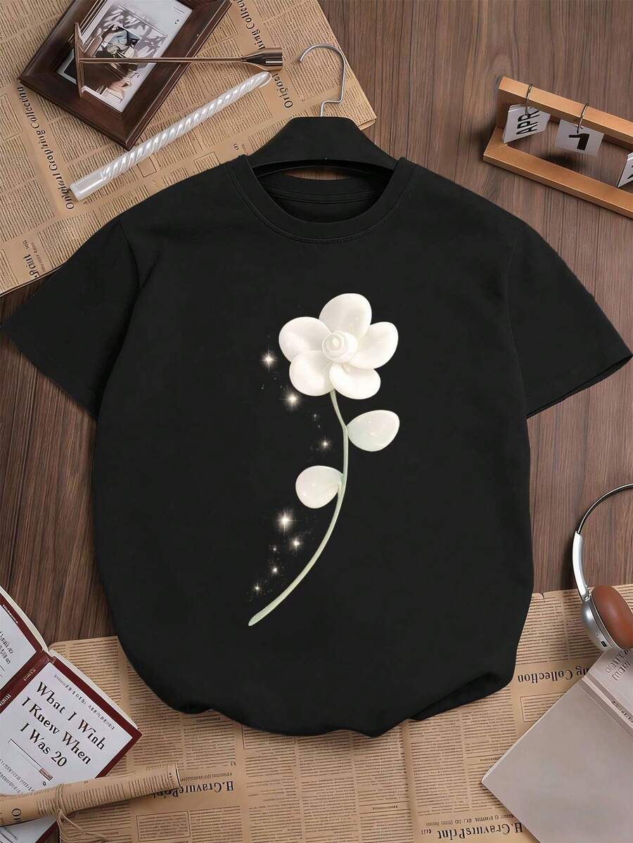 Women T-Shirts - Black - View 1