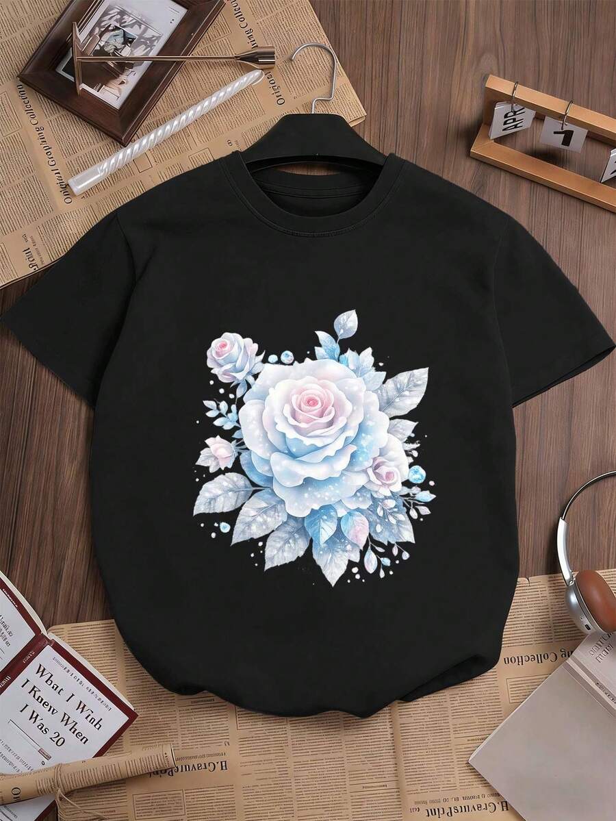 Women T-Shirts - Black - View 1