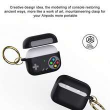 Compatible With AirPods Pro/Pro2/4/3/1/2 Game Controller Design Silicone Protective Cover - Black - View 7
