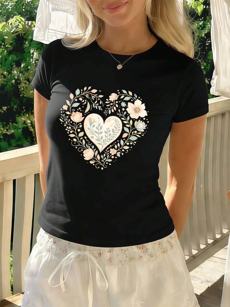 Women T-Shirts - Black - View 1
