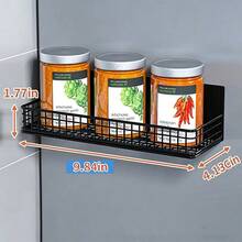 Magnetic Refrigerator Storage Basket Rack, Laundry Room Storage Organizer, Iron Storage Rack With Hanging Board Accessories, Suitable For Refrigerator, Microwave, Washing Machine, Refrigerator Organization - Multicolor - View 15