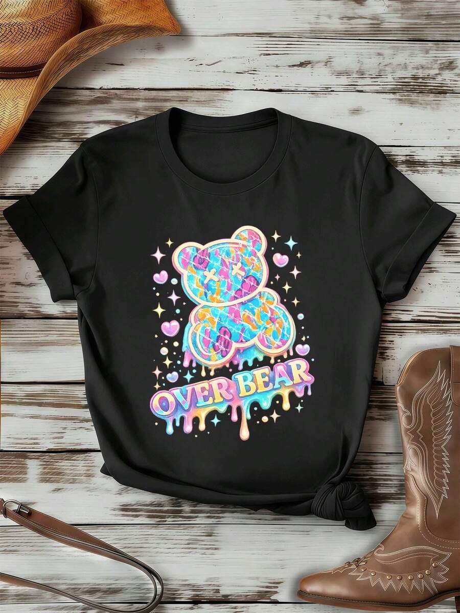 Women T-Shirts - Black - View 1