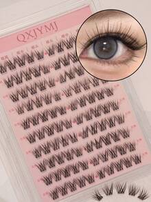100 cặp mi giả C-Curl tự nhiên, mềm mại, dày 8-11mm, có thể tái sử dụng, phù hợp cho sinh hoạt hàng ngày, đám cưới, lễ hội âm nhạc, hẹn hò, tiệc tùng. - C - Xem 4