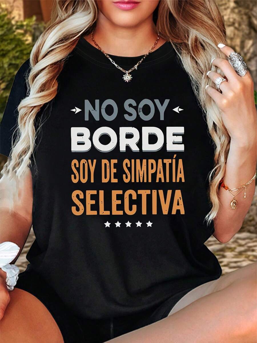 Women T-Shirts - Black - View 1