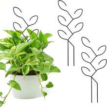2 pièces Grille d'escalade de plante, support de plante en pot d'extérieur, support de fleur créatif, treillis de vigne, support de fleur de plante - A - Voir 9