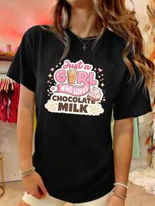 Women T-Shirts - Black - View 1
