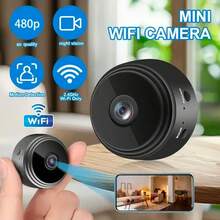 Mini Smart HD Camera, 2.4G Wireless WiFi Camera For Smartphone Remote, A9 Monitoring Camera, Smart Home WiFi Security Camera, Mobile App Control, Nanny Camera, Wireless Camera - Black - View 4