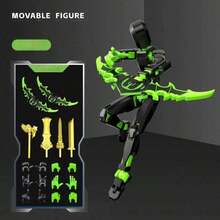 1. 3D打印T13多关节可动泰坦模型 - 游戏玩家的完美桌面摆件，理想的圣诞节和万圣节礼物 - 彩色 - 查看 5