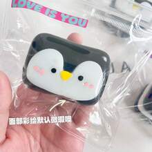 1pc Penguin Squeezy Toy, Ultra Soft Slow Rebound Texture, Healing Desktop Stress Relief Squeeze Toy, Black & White Penguin Design, Soft & Squishy, Relieve Anxiety, Stress Relief For Office Workers, Super Soft Squeeze Toy, Squeeze To Relieve Stress, Elastic Stress Relief Toy, Healing Hand Feel, Office Stress Relief Squeeze Toy - Multicolor - View 9