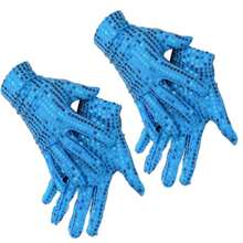 D EXCEED 1/2/4/5 Pares de Guantes con Brillo Estilo Disco de los 70s y 80s, y Estilo Y2K, Unisex - Ideal para Cosplay Retro, Fiestas con Tema Disco y Reuniones Rave Y2K - Multicolor - Ver 26