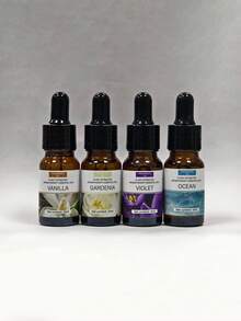 10ml Vanilla/Camphor/Ocean/Violet Essential Oil, Long-Lasting Floral Fragrance, Suitable For Aromatherapy Diffuser, Humidifier, Home Therapy, Christmas, Halloween, Valentine's Day, Wedding Supplies - Multicolor - View 8