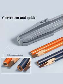 1 cái gọt bút chì bằng gỗ, dụng cụ 3 trong 1 hình mỏ vịt dùng để gọt bút chì kẻ mày/cọ vẽ/cọ viết, khuôn gọt bút chì bằng gỗ đơn giản và dễ sử dụng. - Nhiều màu - Xem 2
