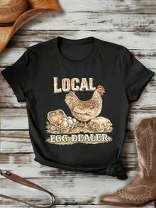 Women T-Shirts - Black - View 1