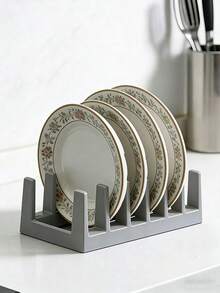 Multifunctional Vertical Pot Lid Rack, Durable Plastic Pot Lid Holder, Space-Saving Hanging Rack Suitable For Pots, Pans, Plates (Outdoor Use), Practical Rack - Multicolor - View 6