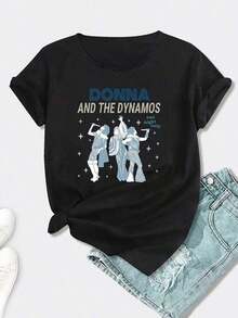 Women T-Shirts - Black - View 6