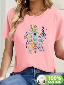 Women T-Shirts - [White] - View 7