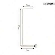 Clothing Racks - Beyaz ayaklık + beyaz taban - Görünüm 7