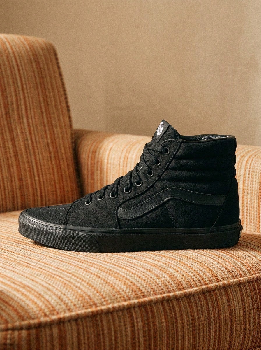 SK8-HI 黑色 - 黑色 - 查看 1