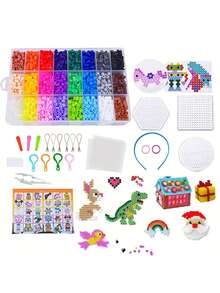 2.6mm Fuse Beads Kit, Mini Fusion Beads DIY Craft Set, 3D Pixel Art Melting Beads With Full Tools Boxed Handmade Supplies - Perler Beads - View 4