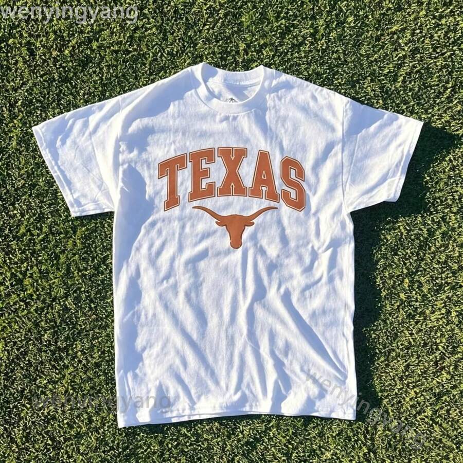 Summer New Printed Short Sleeve Tops, Vintage Gators Shirt, Texas Team Shirt,Sports Teams Collection,Team Pattern Series Tops,Gift For Fans-Unisex-L91 - 白色3 - 查看 1