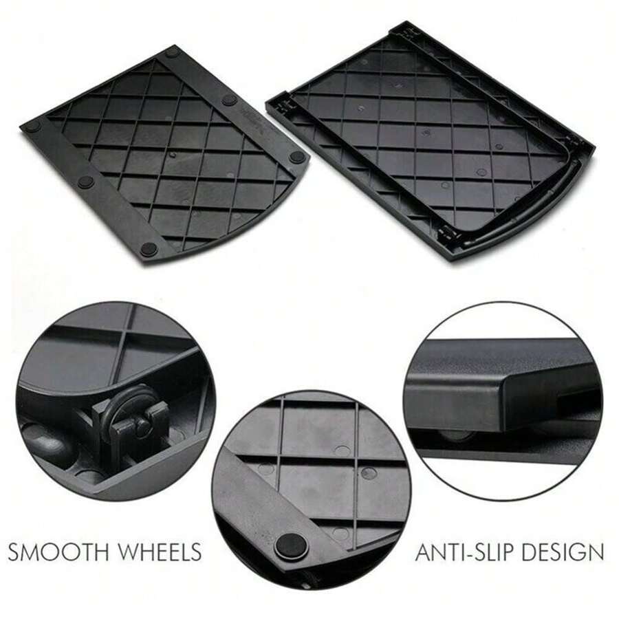 Bandeja deslizante ajustable de alta resistencia para cafeteras y dispositivos de cocina – Ruedas rodantes con bloqueo – Organizador ahorrador de espacio para encimeras bajo gabinete – Apta para lavavajillas - negro - Ver 1
