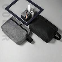 Bolsa de aseo de viaje para hombres, neceser impermeable para afeitar, plegable con compartimentos y asa, adecuado para guardar cosméticos, artículos de tocador, cepillos y herramientas, ideal para el ocio de verano, deportes al aire libre, vacaciones, regalo de graduación o accesorio de cumpleaños para adolescentes - Multicolor - Ver 6
