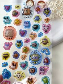 Một bộ sticker trang trí thủ công dành cho trẻ em, thích hợp để trang trí văn phòng hoặc trường học, sticker sổ tay, sticker sổ sách, sticker vali, sticker trang trí đàn guitar, sticker laser, quà tặng cho bạn bè và gia đình, quà Giáng sinh, đồ trang trí Giáng sinh, sticker nhân vật hoạt hình Nhật Bản ngẫu nhiên đắt tiền. - Nhiều màu - Xem 7