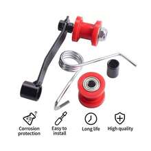 Juego de guías ajustadoras de tensor de cadena de alta resistencia con resorte para ATV, Go Kart, Coolster, cuatrimoto, motores de 110cc a 250cc - Compatible con cadenas de transmisión 420, 428 y 530 - Ideal para el mantenimiento de piñones y ejes - ensacado - Ver 4