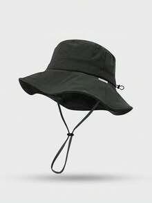 1 pieza Sombrero de cubo de secado rápido para mujer, Sombrero de sol para viajes al aire libre y senderismo para hombres, Sombrero de sol plegable para playa y vacaciones, Adecuado para primavera y verano - Multicolor - Ver 6