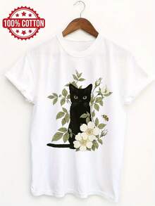 Women T-Shirts - [White] - View 12