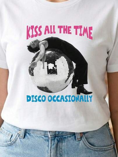 Disco Ball T-Shirt| Y2K Concert Graphic Tee| Unisex Top