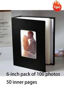 1 buah Album Foto Linen 6/8 Inci 100/200 Kantong, Sampul Keras dengan Jendela Tampilan Depan, Album Foto Selip, Warna Polos, Berbagai Gaya, Cocok untuk Foto Keluarga, Pernikahan, Bayi, Perjalanan, Album Penyimpanan, Sempurna untuk Hadiah Ulang Tahun, Hari Valentine, dan Hari Jadi - E - View 19