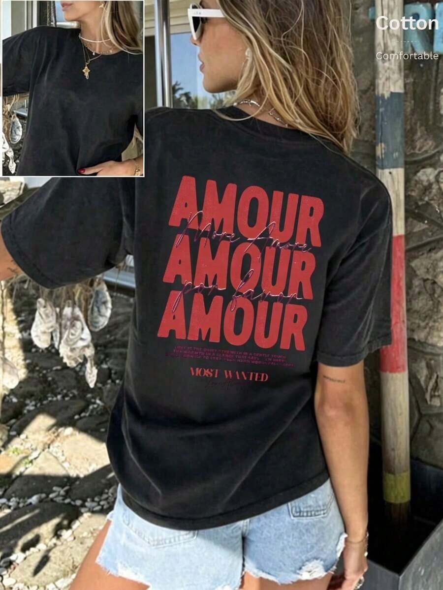 Women T-Shirts - Black - View 1