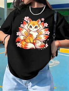 Women T-Shirts - Black - View 1