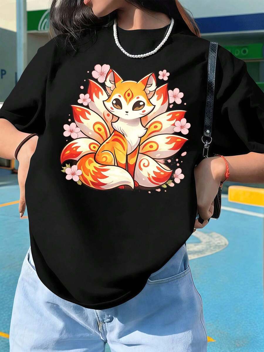 Women T-Shirts - Black - View 1