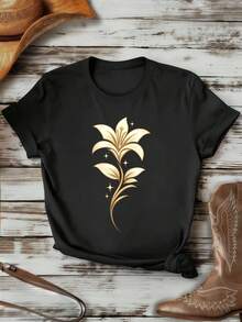 Women T-Shirts - Black - View 1