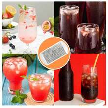 1pc Silicone Mini Ice Mold Tray, Can Make 160 Small Square Silicone, Very Practical For Summer, Ice Film Small Tray, Ice Mold, Square Mold, Ice Maker, Can Be Used For Coffee, Beverages, Etc. - Multicolor - View 4