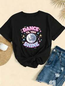 Women T-Shirts - Black - View 2